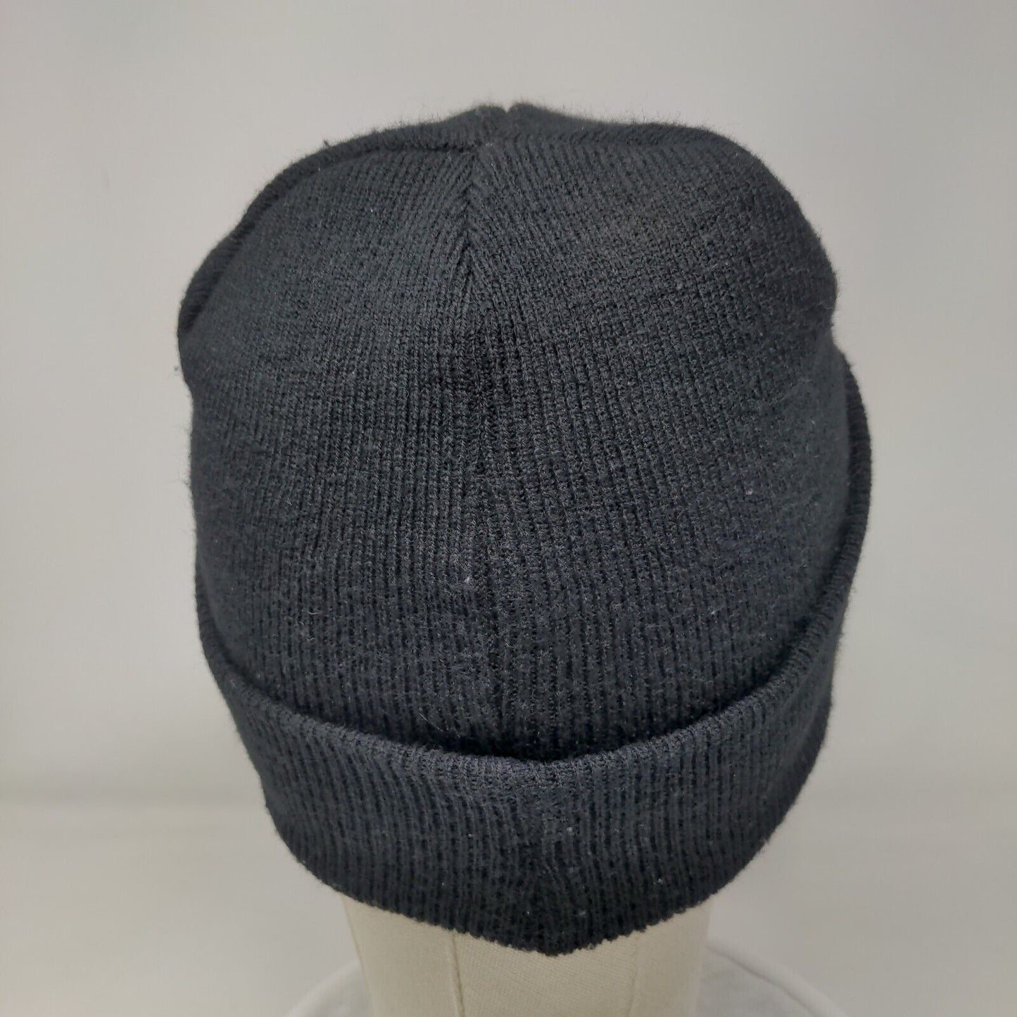 Stone Cold SCU University Beanie Hat Black OSFM Knitted Stretch Embroidered WWE
