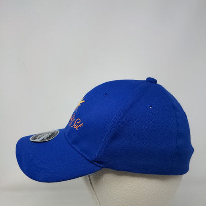 Danza del Sol Winery Fitted Hat Blue One Size Embroidered The Downtown