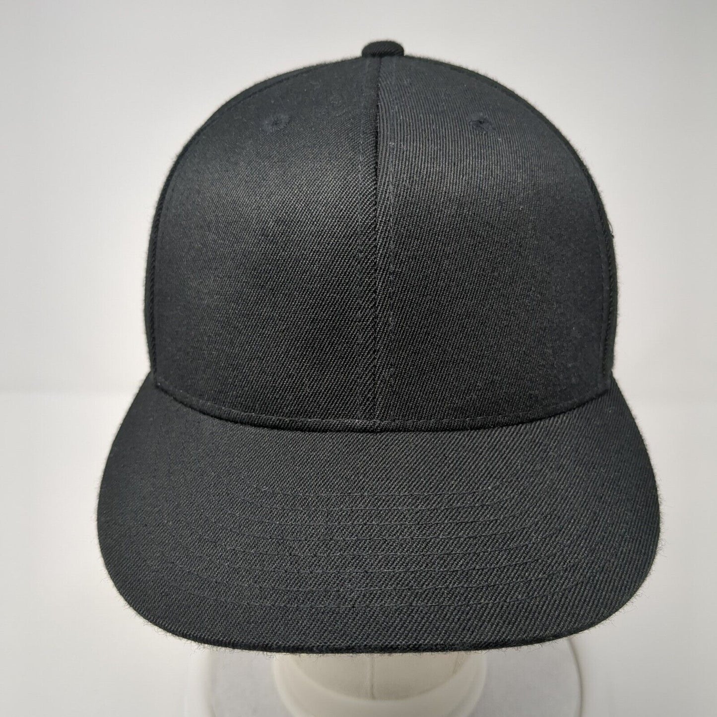 Idaho 2015 Fitted Hat Black 7 1/4-7 5/8 Embroidered Vented Holes 6 Panel Blank