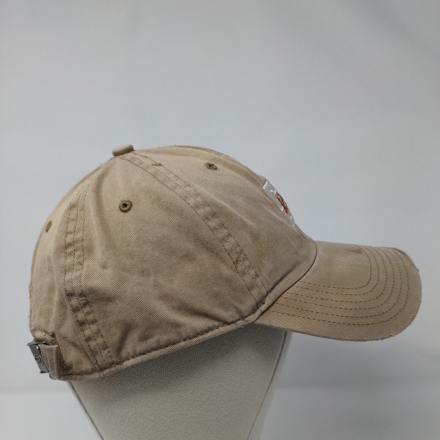 50 R&D Slideback Hat Tan Medium-Large Solid Embroidered Richardson