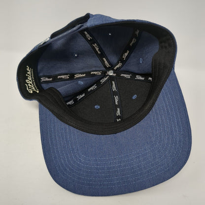 Titleist Snapback Golf Hat Blue One Size Adjustable Embroidered 6 Panel