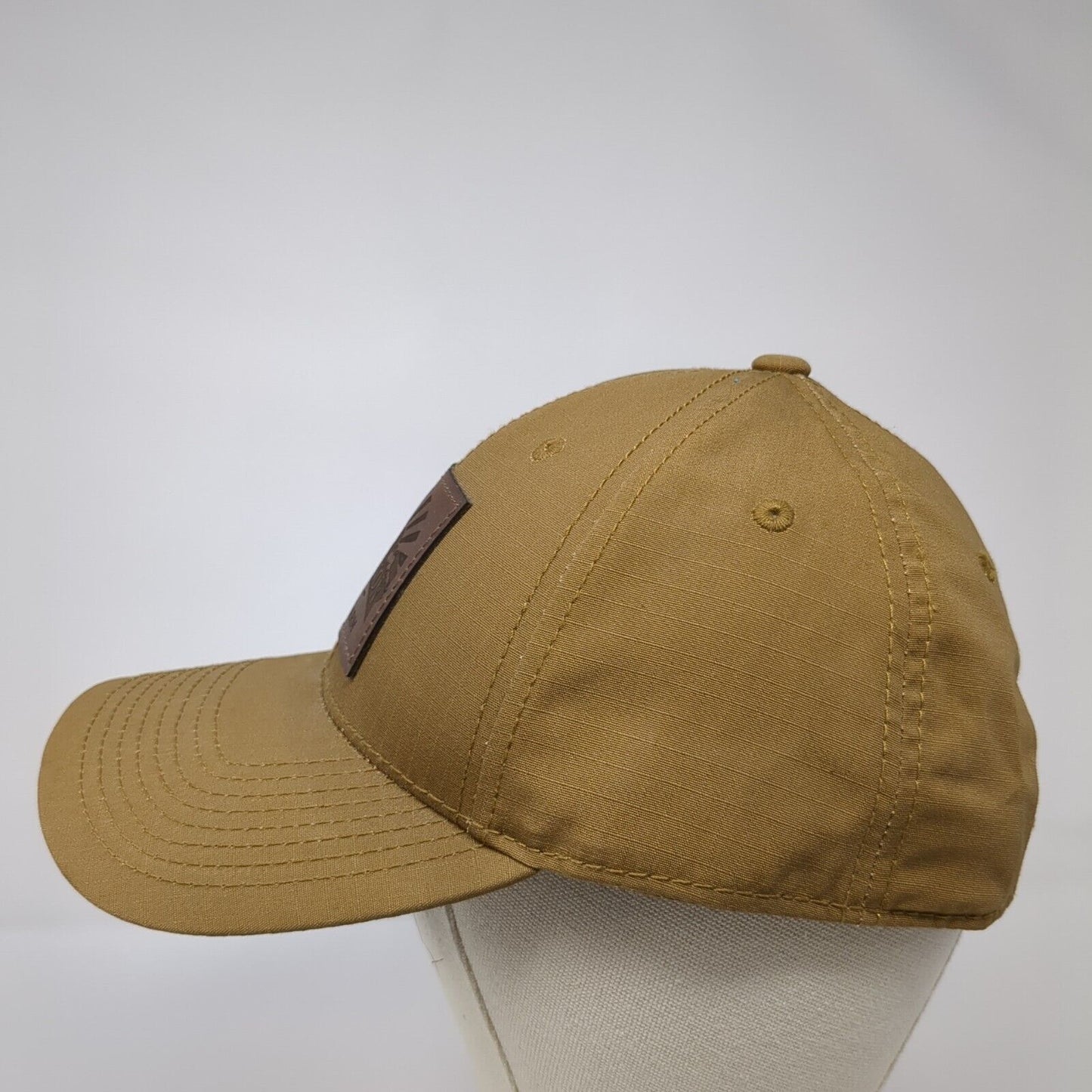 Mckinnon Family Farm Strapback Hat Brown One Size Adjustable Patch Cotton