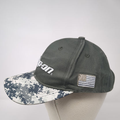 Snap-on Snapback Hat Multicolor One Size Adjustable Camouflage Cotton Twill