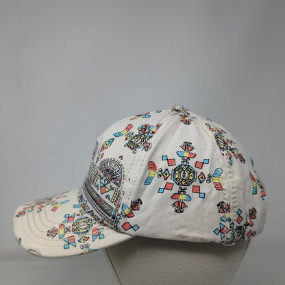 Billabong Slideback Hat Multicolor One Size Adjustable Graphic Print 6 Panel