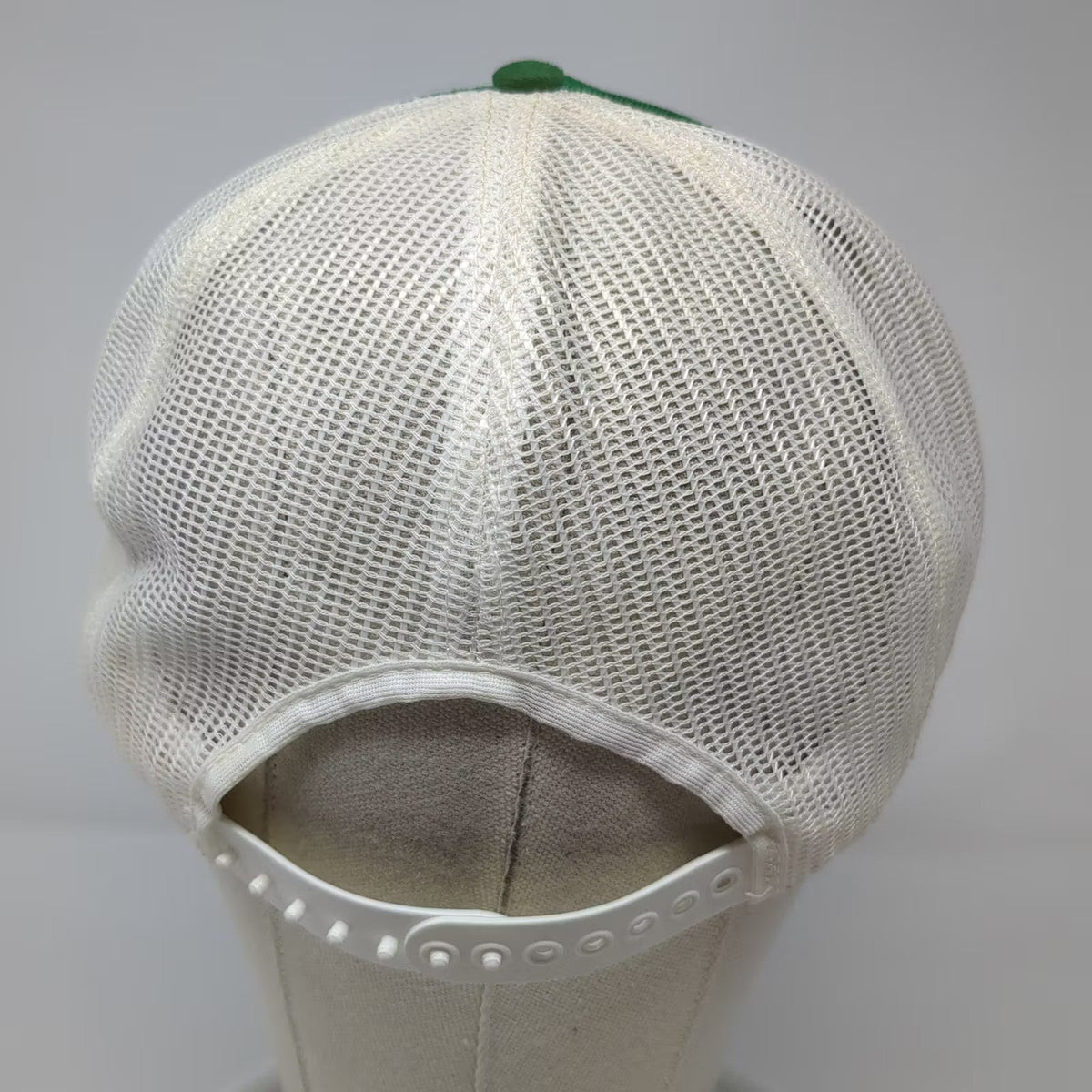 Stylemaster Sutan+ Green White Snapback Mesh Foam Front Trucker Hat OSFM USA