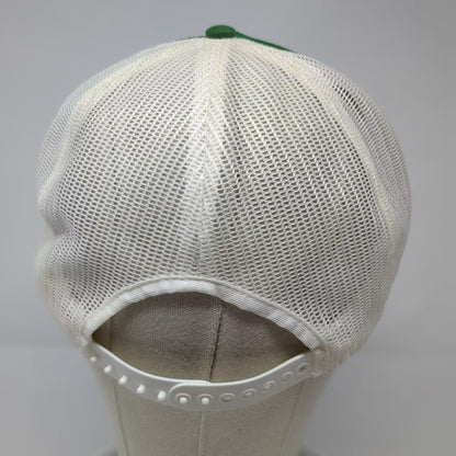 Stylemaster Sutan+ Green White Snapback Mesh Foam Front Trucker Hat OSFM USA