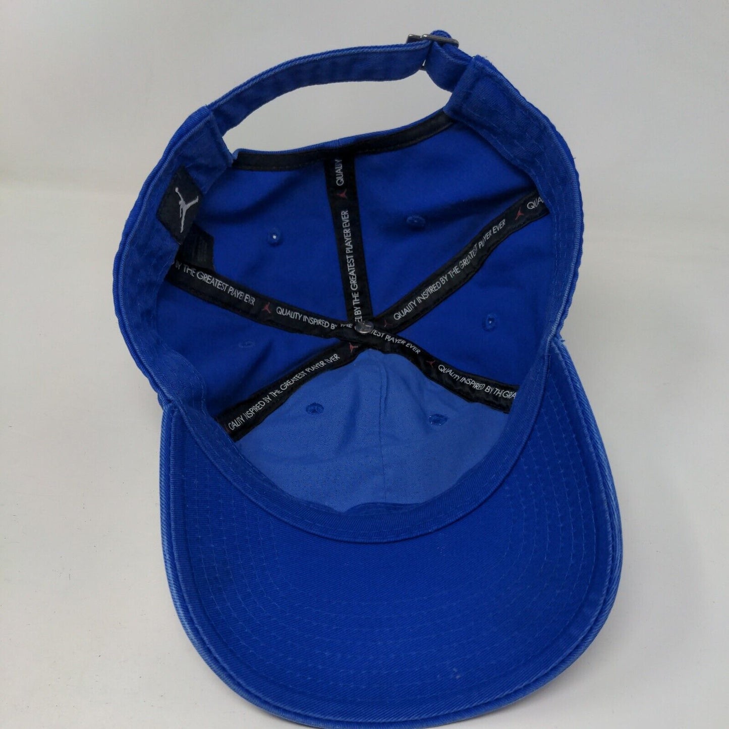 Air Jordan Jumpman Slideback Hat Blue OSFM Adjustable Embroidered Logo Cotton