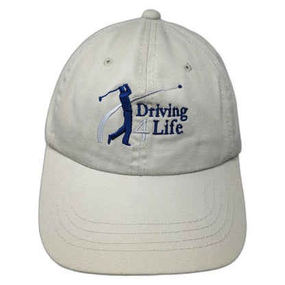 Dorfman Pacific Baseball Cap Beige One Size ALS Therapy Development Golf hat