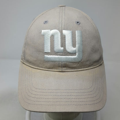 New York Giants NFL Team Apparel Cap Gray One Size Embroidered Adjustable Hat