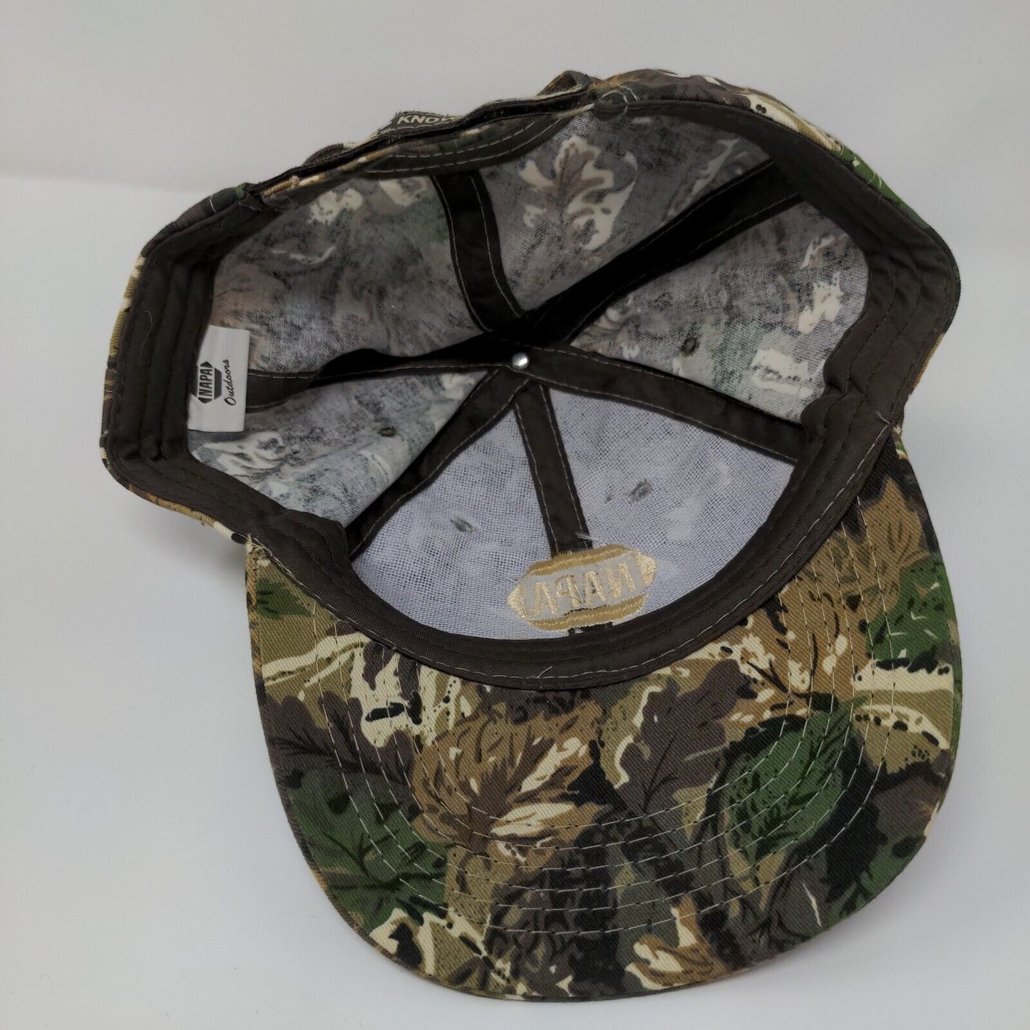 NAPA Outdoors Strapback Hat Camouflage OSFM Adjustable Embroidered