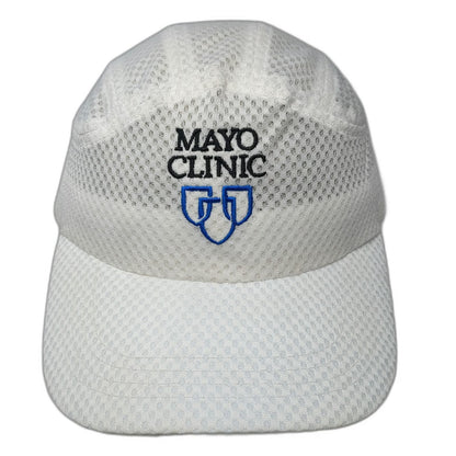 Headmost Baseball Cap White One Size Mayo Clinic Finish Breast Cancer Mesh Hat