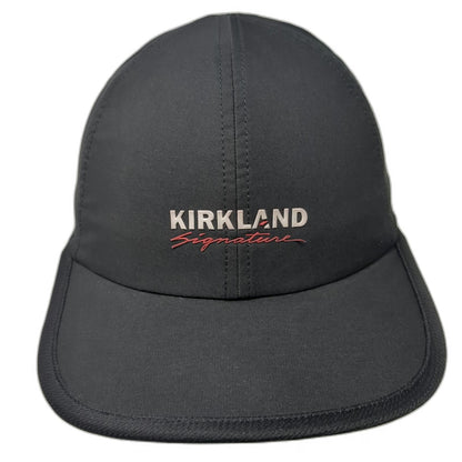 Kirkland Signature Baseball Cap Black One Size Strapback Logo Performance Hat