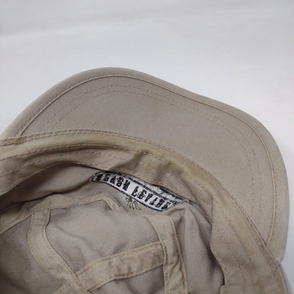 Seven Feathers Casino Resort Strapback Cadet Army Cap Tan OS Adjustable Cotton