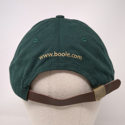 American Dry Goods Baseball Cap Green One Size Golf Logo Boole USA Slideback Hat