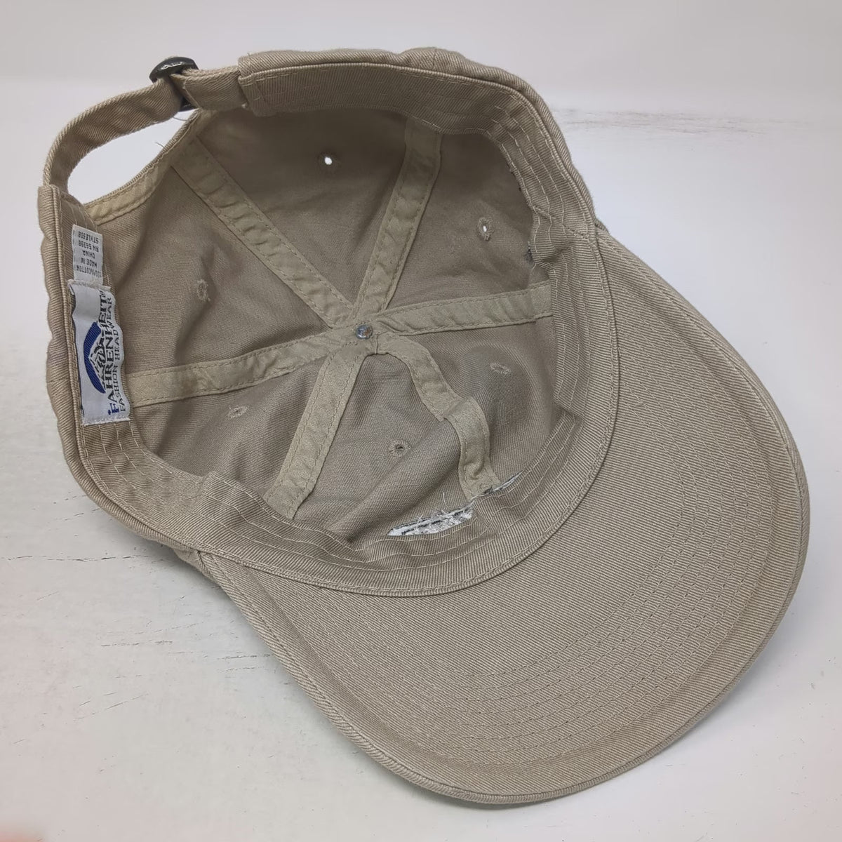 Fahrenheit Freightliner Schow's Inc Idaho Map Baseball Cap Beige One Size