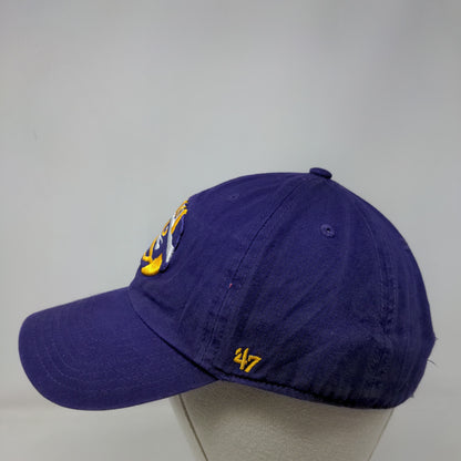 LSU Tigers Slideback Hat Purple OSFA Embroidered Big Eye Logo '47 Brand NCAA