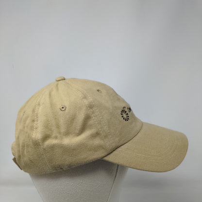 Century Link Strapback Hat Tan One Size Adjustable Embroidered 6 Panel