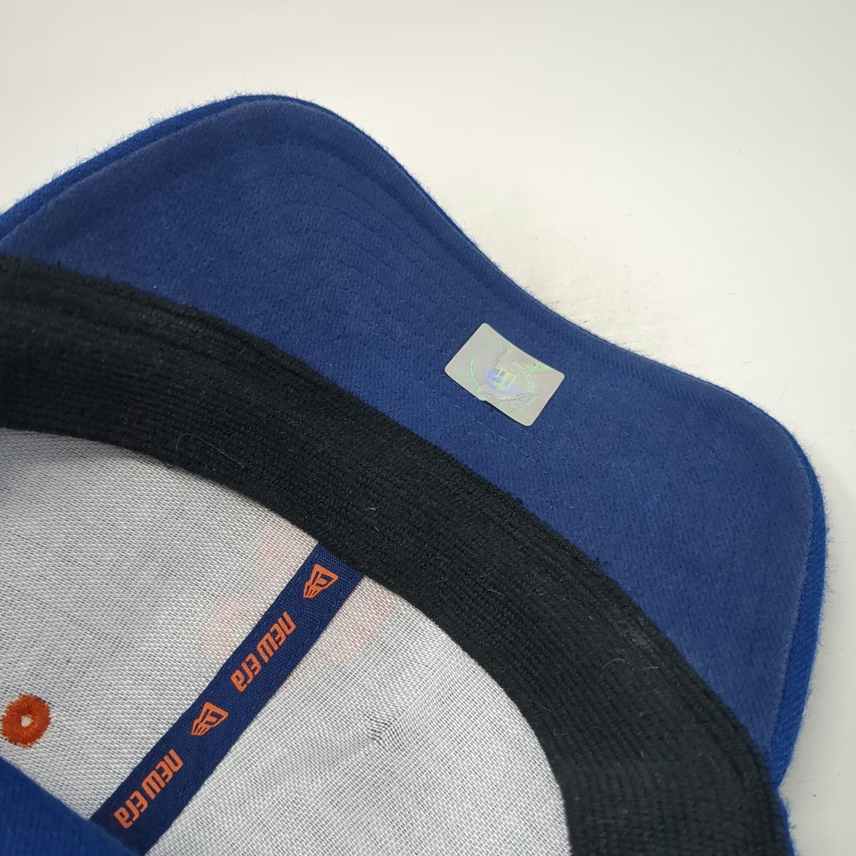 Syracuse Orange NCAA New Era Cap Blue 7 1/8 Fitted Wool Blend Embroidered Logos