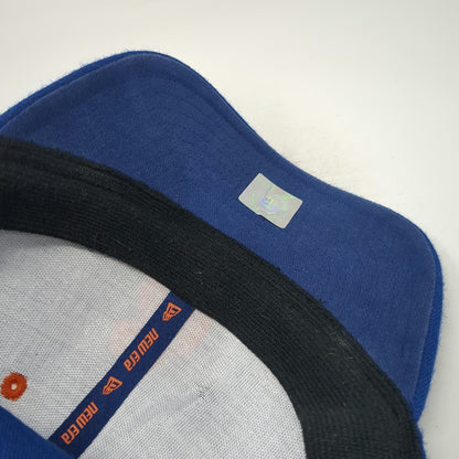 Syracuse Orange NCAA New Era Cap Blue 7 1/8 Fitted Wool Blend Embroidered Logos