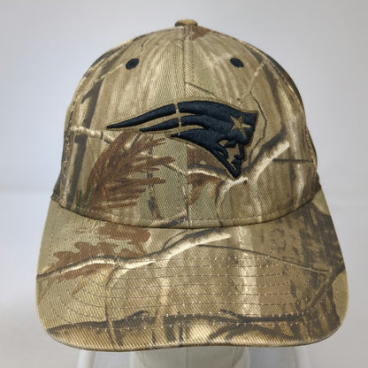 Reebok New England Patriots NFL Brown Camo Strapback OS Embroidered Cap Hat