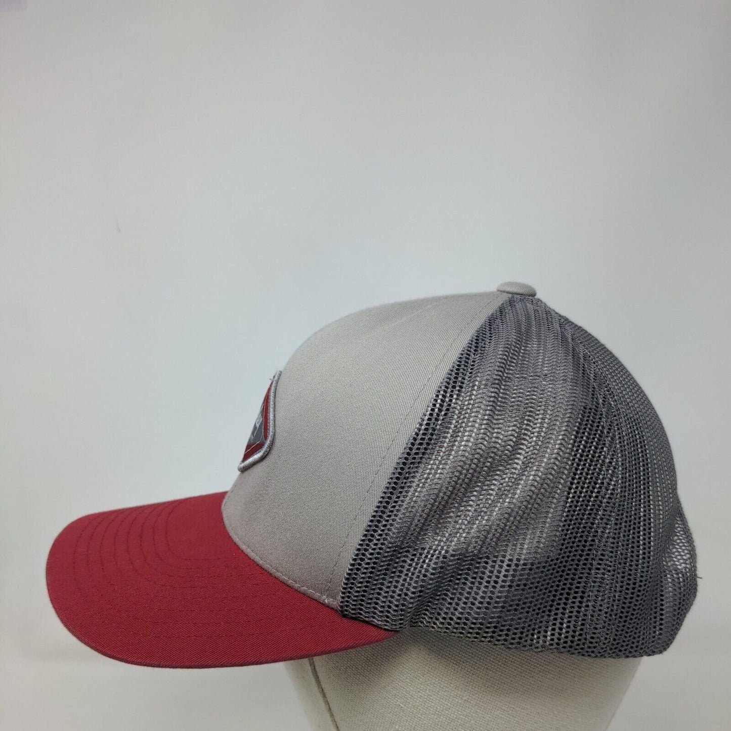 Hurley Patch Snapback Mesh Back Trucker Hat Multi One Size Colorblock