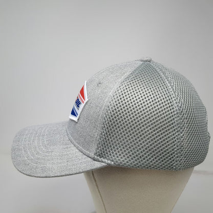 AMSOIL Patch Trucker Hat Gray One Size Mesh Back Snapback Synthetic Oil Motor