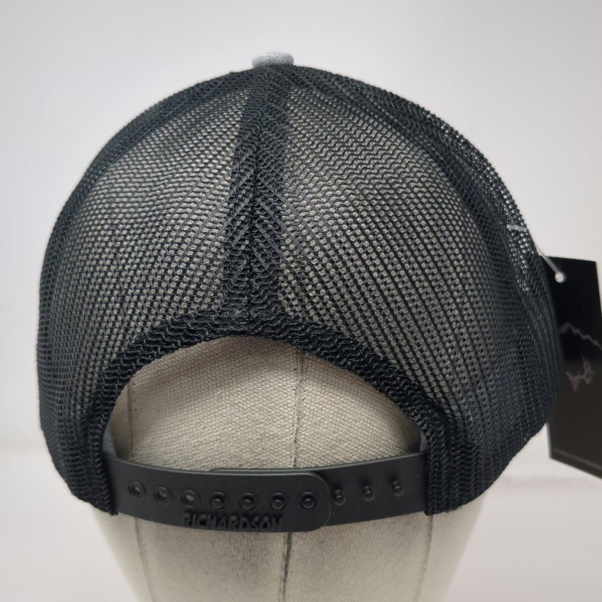Richardson Trucker Hat Gray One Size Mesh Back Snapback Muley Freak Hunting Hat