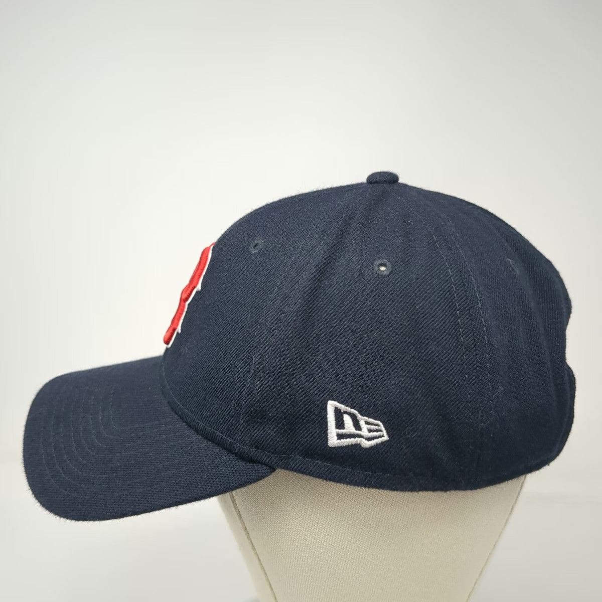 New Era MLB Boston Red Sox Baseball Cap Blue One Size 9FORTY Strapback Hat Logo