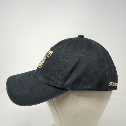 Robertson Supply Baseball Cap Black One Size Gold Embroidery EST. 1948 Logo Hat