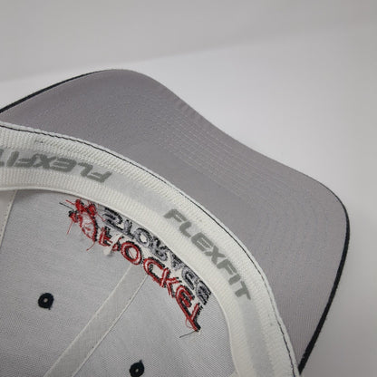 Rocket Storage Fitted Trucker Hat Black L/XL Flexfit Mesh Back Port Authority