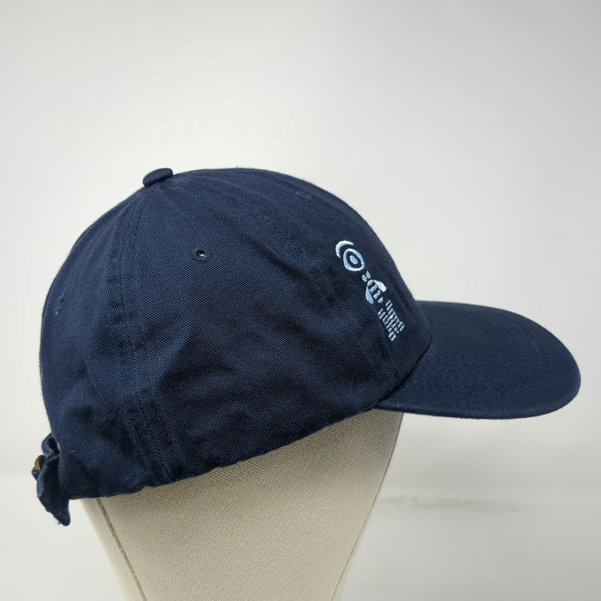 Quake City Caps IBM Consulting Eye Bee M Rebus Hat Baseball Cap Blue One Size