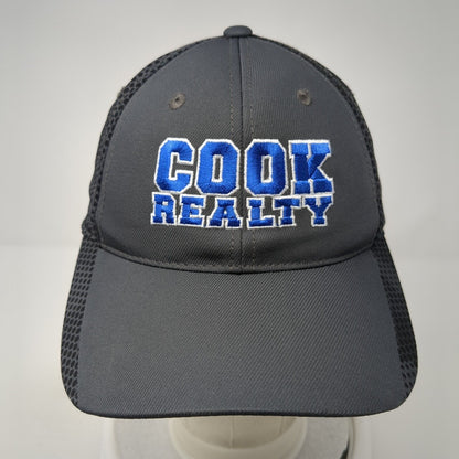 Cook Realty Strapback Hat Gray One Size Adjustable 6 Panel Sport-Tek