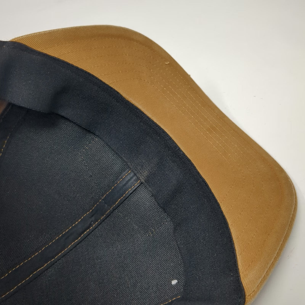 O'Neill Baseball Cap Brown XL Fitted Patch Embroidered 6-Panel Stretch Fit Hat