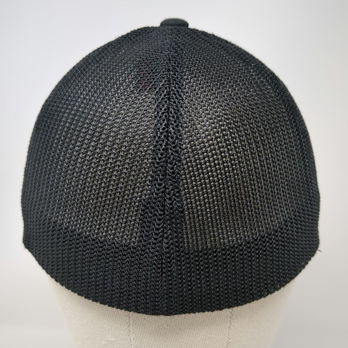 Port Authority Baseball Cap Black M Gen Electric Mesh Back Flexfit Logo Work Hat