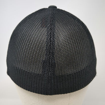 Port Authority Baseball Cap Black M Gen Electric Mesh Back Flexfit Logo Work Hat