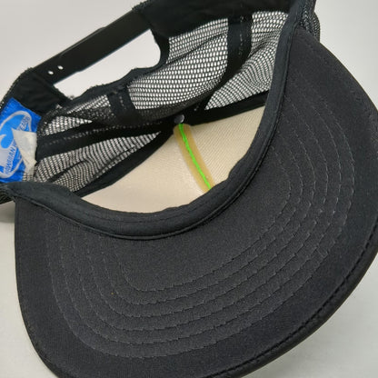 Hawaiian Headwear Trucker Hat Green Black OSFM Aloha Hawaii Mesh Back Snapback