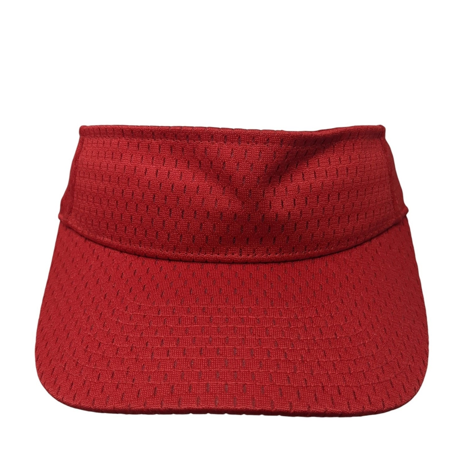 Richardson Strapback Visor Hat Red One Size Adjustable Outdoor Blank