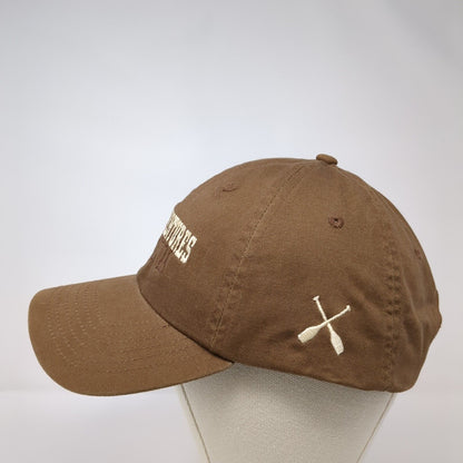 Idaho Adventures Raft Slideback Hat Brown OSFA Adjustable Embroidered