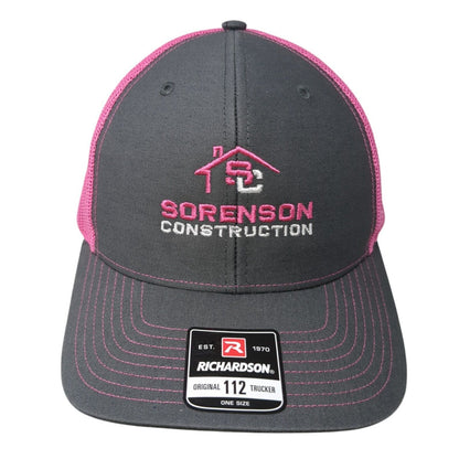 Sorenson Construction Snapback Trucker Hat Multicolor OS Adjustable Richardson