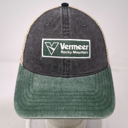 Identity Group Vermeer Rocky Mountain Baseball Cap Black Green Mesh One Size Hat