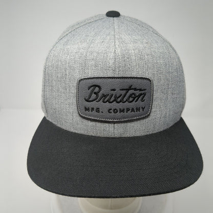 Brixton Mfg. Company Patch Snapback Hat Gray One Size Colorblock