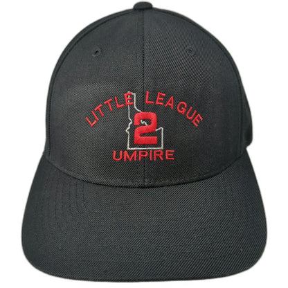 Pacific Headwear Snapback Black One Size Little League Umpire Idaho 2 Flag Hat