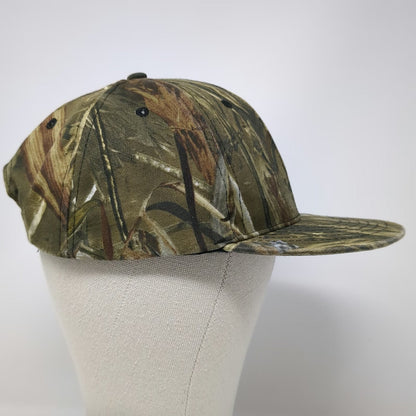 Snap-on Baseball Cap Green Brown One Size Camo True Timber Snapback Tools Hat