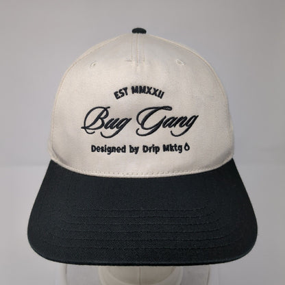 Bug Gang Snapback Hat Tan One Size Embroidered Colorblock Otto