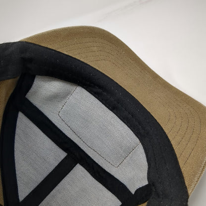 Dixie Decoys Baseball Cap Brown Cotton Canvas Leather Strapback Duck Patch Hat
