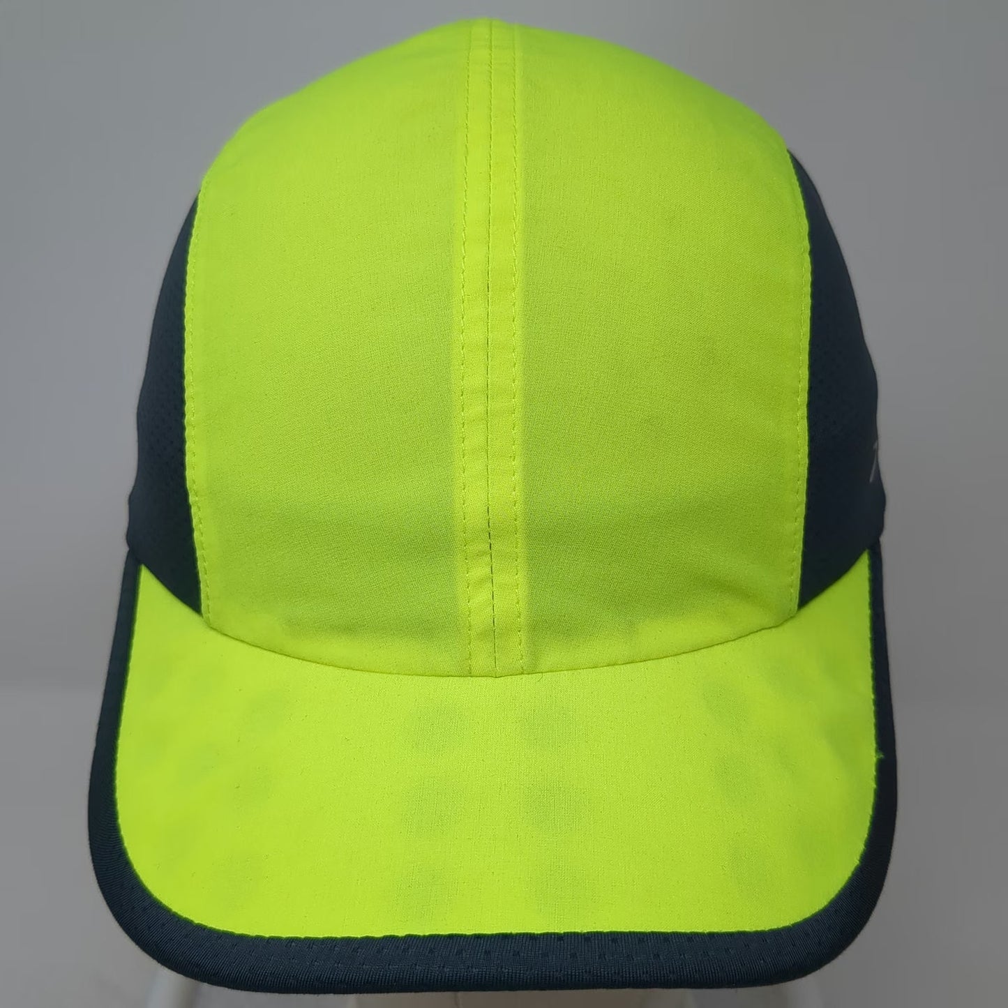 Brooks Baseball Cap Green OSFM Adjustable Mesh Running Performance Sports Hat