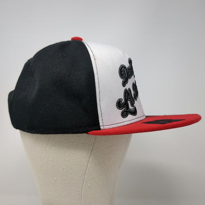 Suicide Squad 5 Panel White Black Red Snapback OSFM Harley Quinn Hat Diamonds