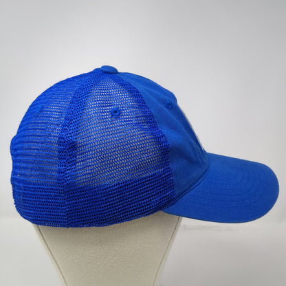 Zephyr Blue Trucker Hat One Size Idaho Fish Patch Mesh Back Snapback Adjustable