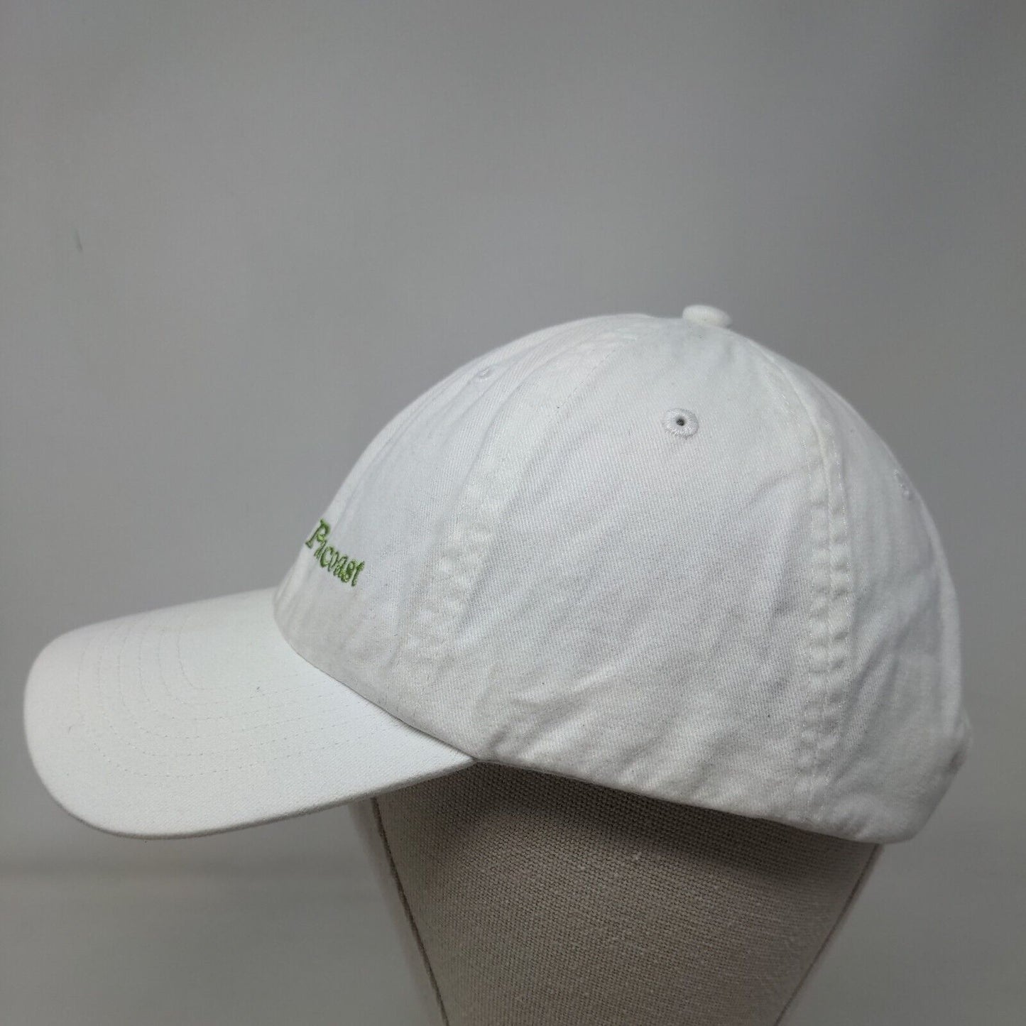 NeSmith 5K Pancoast Slideback Hat White OSFM Adjustable Embroidered 6 Panel