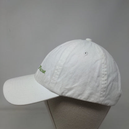 NeSmith 5K Pancoast Slideback Hat White OSFM Adjustable Embroidered 6 Panel